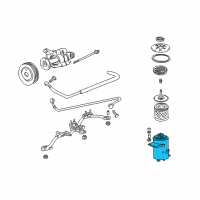 OEM BMW 750iL Power Steering Reservoir Diagram - 32-41-1-141-488