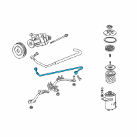 OEM BMW 740i Pressure Hose Assembly Diagram - 32-41-1-141-859