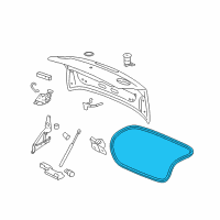 OEM 2007 Chevrolet Cobalt Weatherstrip Diagram - 15908041