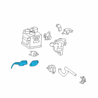 OEM 1999 Lexus LX470 Sensor, Oxygen Diagram - 89465-80011