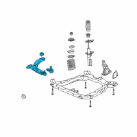 OEM 2009 Pontiac G5 Lower Control Arm Diagram - 15787556