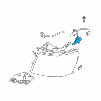 OEM 2016 Nissan NV3500 Bulb Diagram - 26296-9B904