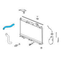 OEM 2016 Honda Accord Hose, Water Upper Diagram - 19501-5A2-A01