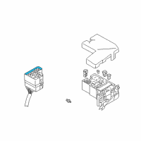 OEM 2002 Dodge Stratus Relay Block Diagram - MR502415