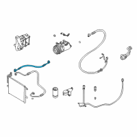 OEM BMW M3 Pressure Hose, Compressor-Condenser Diagram - 64-53-6-984-883
