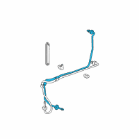 OEM Chevrolet Impala Cooler Pipe Diagram - 15213200