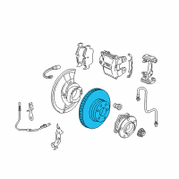 OEM 2009 BMW X6 Brake Disc, Ventilated Diagram - 34-11-6-886-481