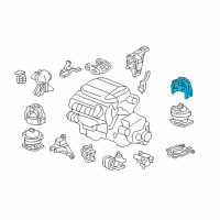 OEM Honda Pilot Stopper Assy., RR. (ACM) Diagram - 50815-STW-A01