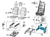 OEM Ram ProMaster 3500 Switch-Heated Seat Diagram - 5MT58JXWAA