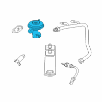 OEM Mercury Monterey EGR Valve Diagram - 5F2Z-9D475-A