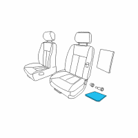 OEM Dodge Dakota Pad-Heater Diagram - 68428071AA