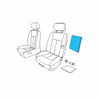 OEM 2009 Dodge Dakota Pad-Heater Diagram - 68428073AA