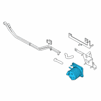 OEM 2016 Infiniti Q70 Cooler Assembly-Oil Diagram - 21606-1MG0B