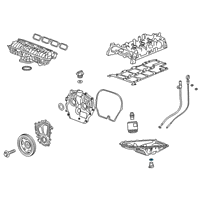 OEM Cadillac Oil Drain Plug Gasket Diagram - 55501515