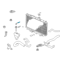 OEM 2005 Honda Accord Hose A, Reserve Tank Diagram - 19103-RAA-A00