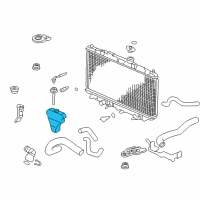 OEM Honda Tank, Reserve Diagram - 19101-RAA-A00