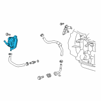 OEM Toyota C-HR Oil Cooler Diagram - 33493-F4010