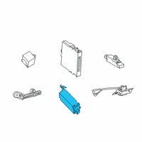 OEM 2020 Toyota Avalon Receiver Diagram - 897B0-07040