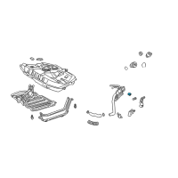 OEM Toyota Highlander Filler Pipe Clamp Diagram - 77229-48020