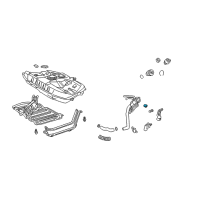 OEM 2003 Toyota Celica Filler Pipe Clamp Diagram - 77229-48020