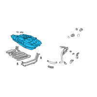 OEM 2005 Toyota Celica Fuel Tank Diagram - 77001-20770