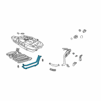 OEM 2001 Toyota Celica Tank Strap Diagram - 77602-20260