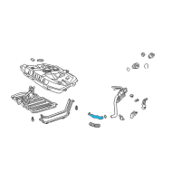 OEM 2001 Toyota Celica Filler Tube Diagram - 77213-20180