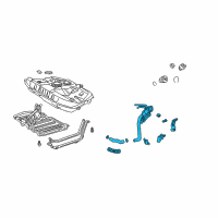 OEM 2002 Toyota Celica Filler Pipe Diagram - 77201-20630