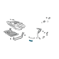 OEM 2000 Toyota Celica Support, Fuel Tank Filler Pipe Diagram - 77229-20120