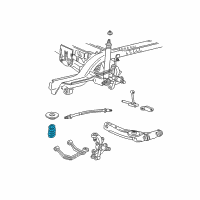 OEM 2001 Mercury Sable Coil Spring Diagram - 2F1Z-5560-BA