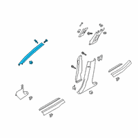 OEM 2019 Kia K900 TRIM ASSY-FR PILLAR Diagram - 85810J6100BGA