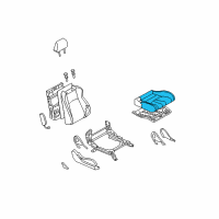 OEM Nissan 370Z Cushion Assy-Front Seat Diagram - 87300-6GH0A