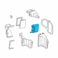 OEM 1997 Oldsmobile Bravada Evaporator, A/C Diagram - 52478864
