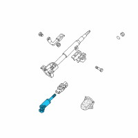 OEM 2000 Kia Sephia Shaft-INTERMED Diagram - 0K2A132090