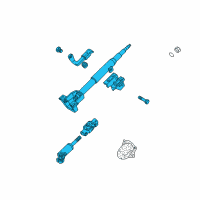 OEM Kia Sephia Shaft Kit-Air Bag Diagram - 0K2AA3210XB