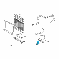 OEM 1999 Lexus GS400 Hose, Radiator, NO.1 Diagram - 16571-50130