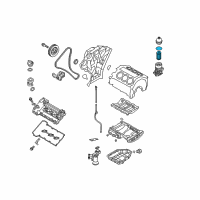OEM 2014 Kia Cadenza Oil Filter Service Kit Diagram - 263203CAA0