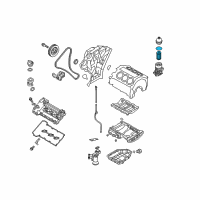 OEM Kia Oil Filter Service Kit Diagram - 263203CAA0