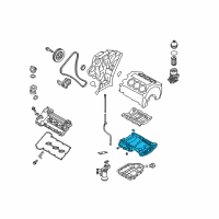 OEM Kia Cadenza Pan Assembly-Engine Oil Diagram - 215203C153