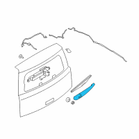 OEM 2014 Ford Flex Rear Arm Diagram - BA8Z-17526-A