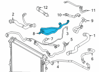 OEM 2021 BMW X5 LINE ENGINE EXPANSION TANK Diagram - 17-12-9-894-785