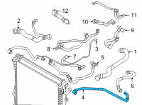 OEM 2021 BMW X5 HOSE ELECTRIC COOLANT PUMP Diagram - 17-12-8-742-656