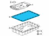 OEM 2019 Toyota 86 Pan Gasket Diagram - SU003-03624