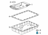 OEM Toyota GR86 Drain Plug Diagram - SU003-03616