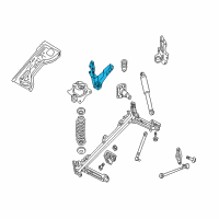 OEM Chrysler PT Cruiser Shock and Strut Mount Diagram - 4656444AA