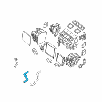 OEM Nissan Altima Hose-Heater, Outlet Diagram - 92410-JA10A