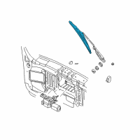OEM 2006 Jeep Liberty Blade-WIPER Diagram - 5066964AD