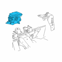 OEM Ford F-250 ABS Control Module Diagram - XL1Z2C219AB