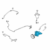 OEM BMW 740Li Power Steering Pump Diagram - 32-41-6-794-351