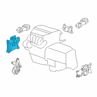 OEM 2016 Honda CR-V Mounting, Eng Side Diagram - 50820-T1W-A01